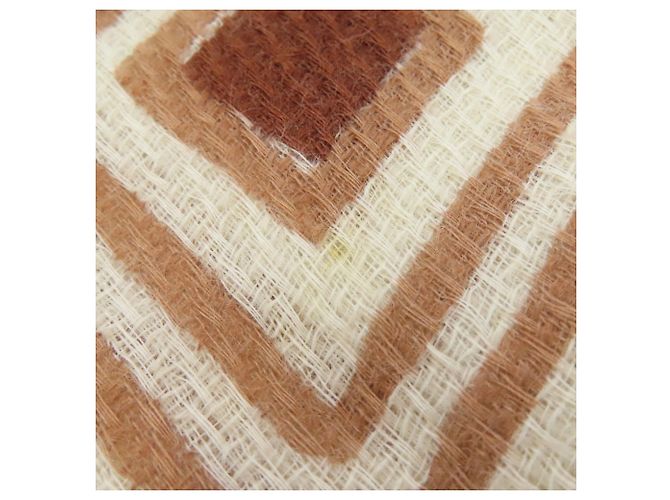 Chanel Coco Mark Stole Beige Yellow - view 7