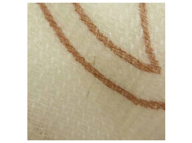 Chanel Coco Mark Stole Beige Yellow - view 8