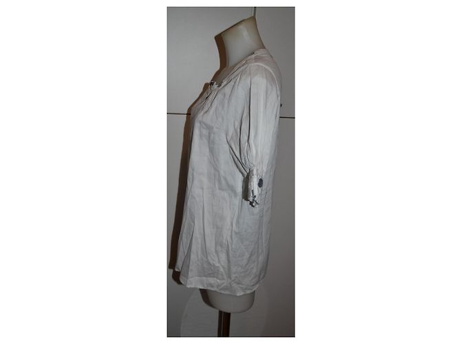 Top Moschino de algodón blanco - vista 3