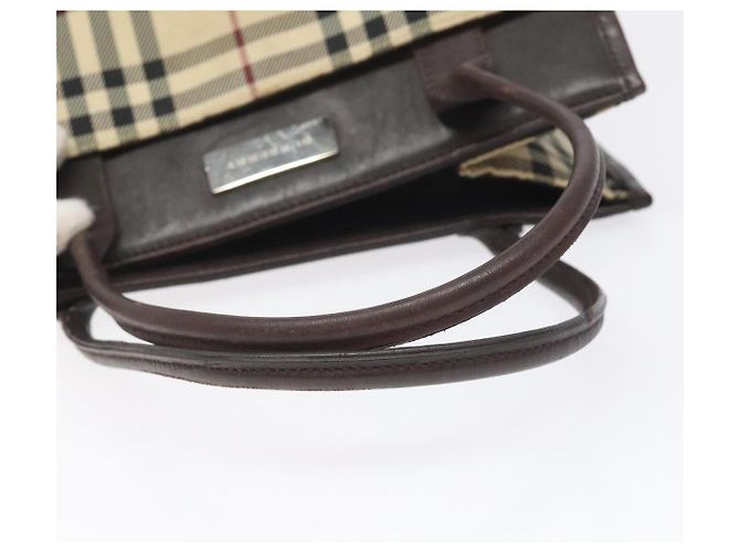 Nylon Nova Check di Burberry Beige - vista 7