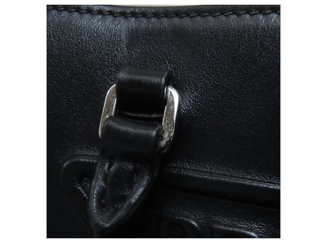 Prada 1BA333 Borsa a mano 2 in 1 con logo in rilievo Nero - vista 20