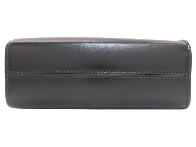 Prada 1BA333 Borsa a mano 2 in 1 con logo in rilievo Nero - vista 4