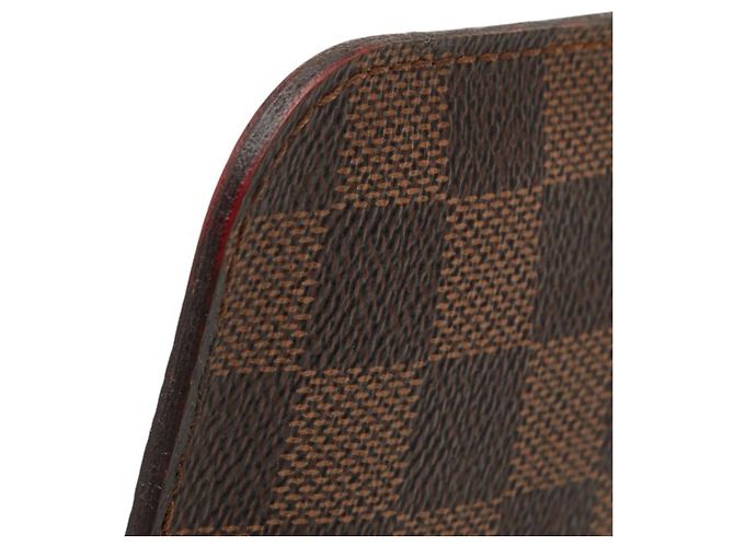 Borsa Louis Vuitton Damier Neverfull MM Marrone - vista 4