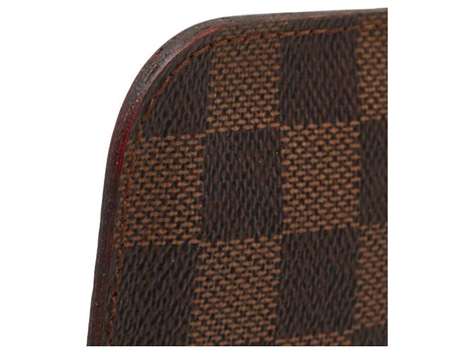 Borsa Louis Vuitton Damier Neverfull MM Marrone - vista 5