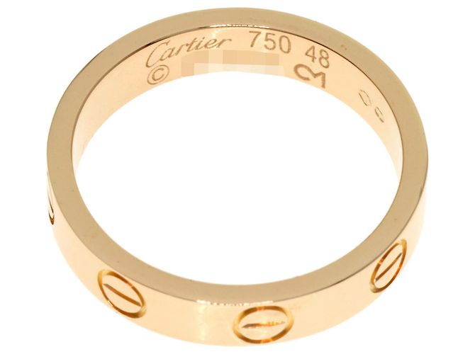 Anello Mini Love Cartier in oro rosa 18K - vista 4