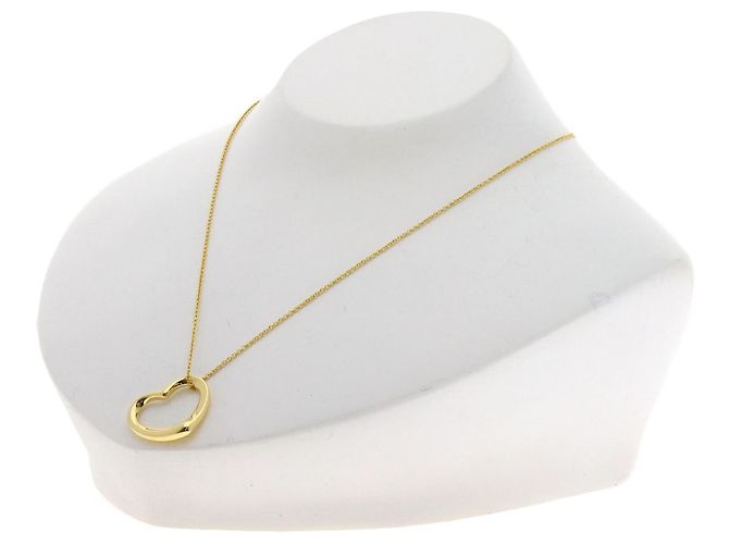 Collana Open Heart in Oro Giallo 18K di Tiffany & Co. - vista 4