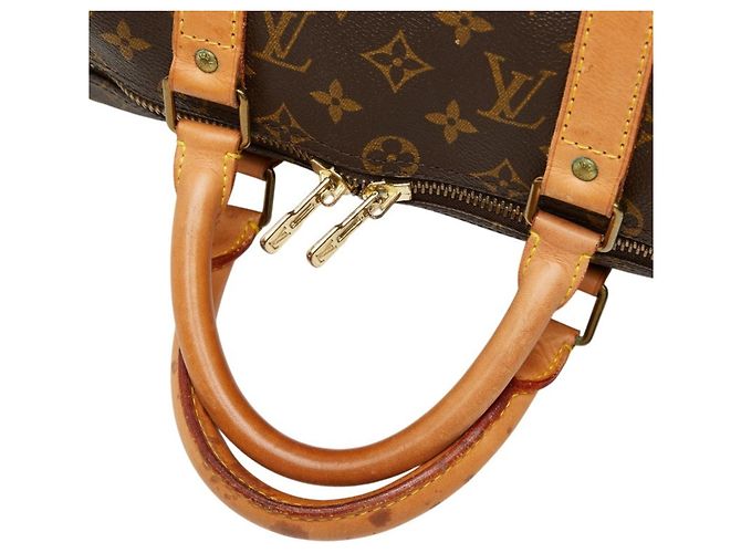Borsa Boston Keepall 45 Monogramma Louis Vuitton Marrone - vista 8
