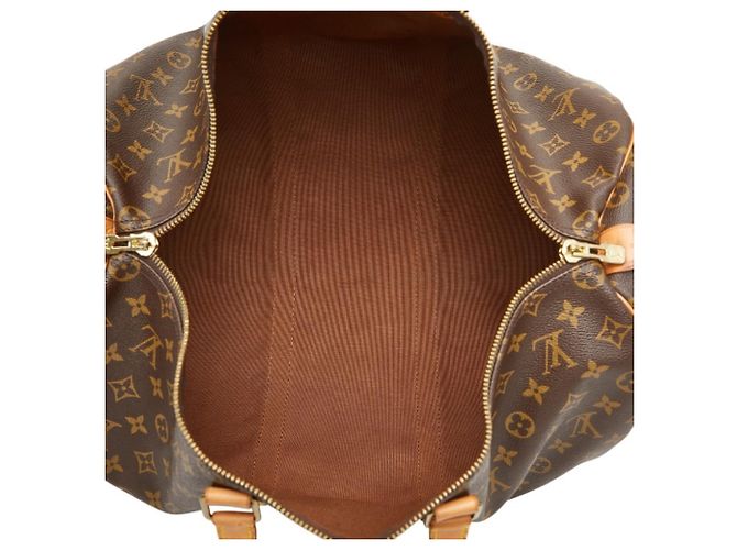 Borsa Boston Keepall 45 Monogramma Louis Vuitton Marrone - vista 9