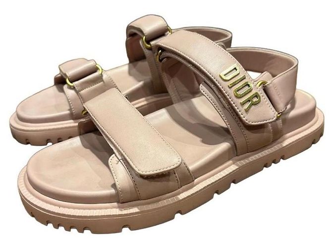 Sandali Dior Act in pelle rosa 39 - vista 2