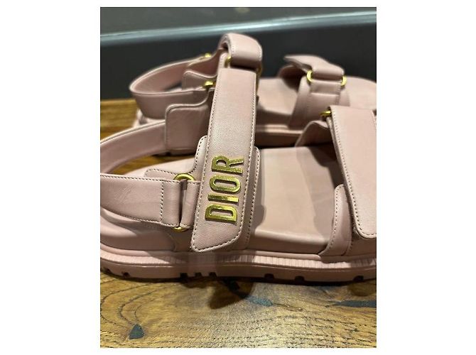 Sandali Dior Act in pelle rosa 39 - vista 9