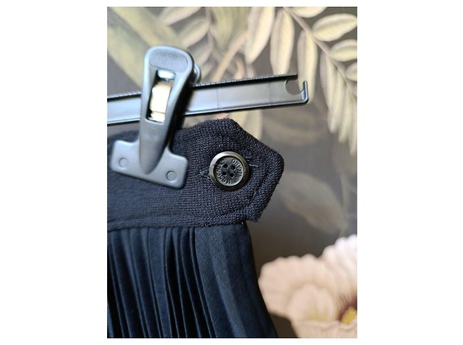 Falda plisada negra Moschino Negro - vista 3