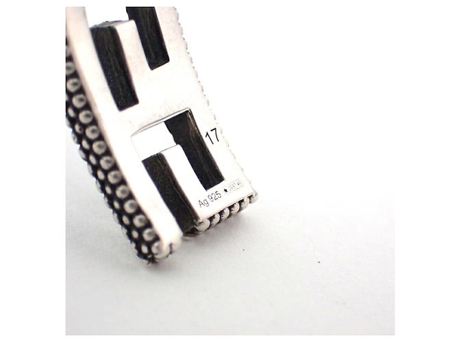 Bracciale quadrato G in argento 925 di GUCCI - vista 10