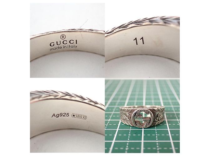 Anello G Arabesque in Ag925 di GUCCI Argento - vista 11