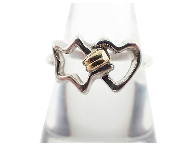 Tiffany & Co. Doppelsternring Silber Golden - Ansicht 2