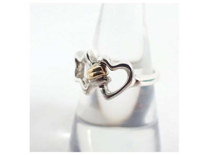 Tiffany & Co. Doppelsternring Silber Golden - Ansicht 4