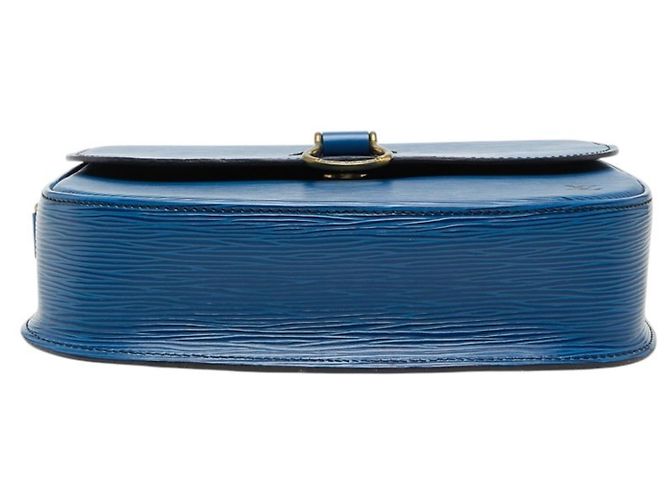 Borsa a tracolla Saint Cloud in Epi di Louis Vuitton Blu - vista 3
