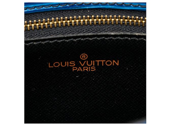 Borsa a tracolla Saint Cloud in Epi di Louis Vuitton Blu - vista 9