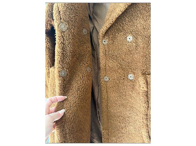 Cappotto Teddy Weekend Max Mara Marrone - vista 5
