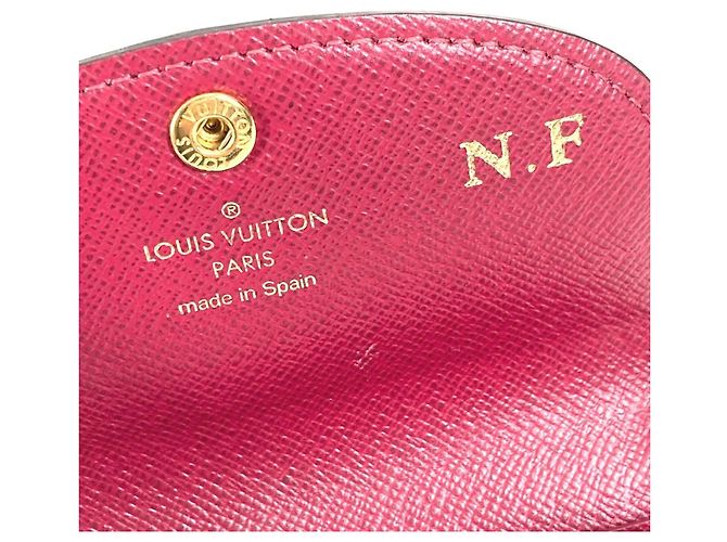 Portafoglio Compatto Rosalie Monogramma Louis Vuitton Marrone Fuschia - vista 16