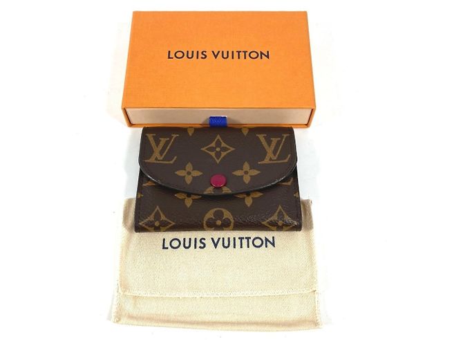 Portafoglio Compatto Rosalie Monogramma Louis Vuitton Marrone Fuschia - vista 17