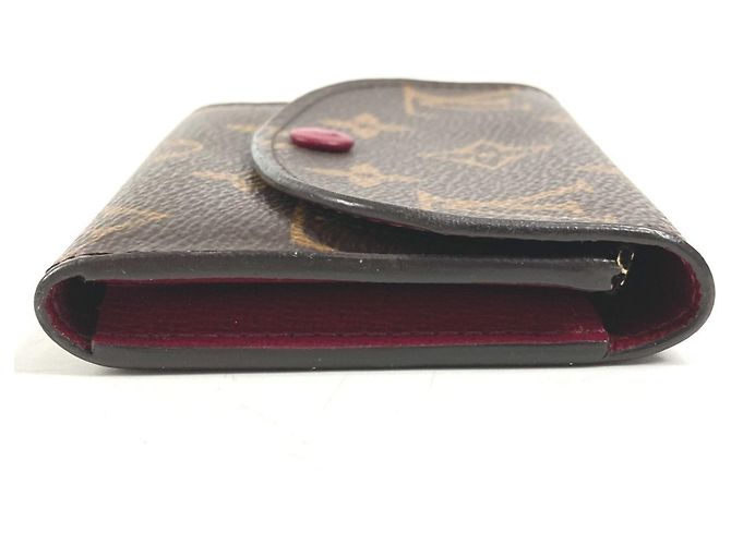 Portafoglio Compatto Rosalie Monogramma Louis Vuitton Marrone Fuschia - vista 3