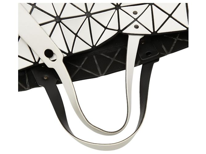 Borsa Tote BAOBAO Issey Miyake in Nero e Bianco - vista 6