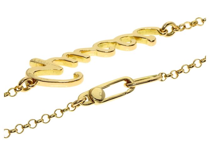 Collana Logo Gucci in Oro Giallo 18K - vista 2