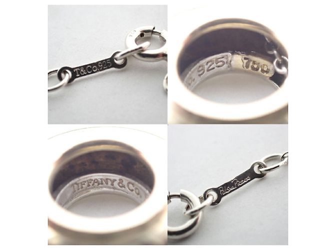 Tiffany & Co. 925 750 Magic Circle Anhänger Halskette Silber - Ansicht 10
