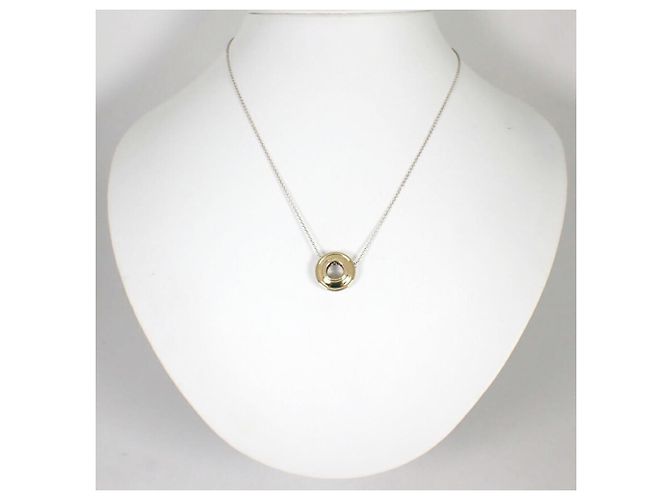 Tiffany & Co. 925 750 Magic Circle Anhänger Halskette Silber - Ansicht 3