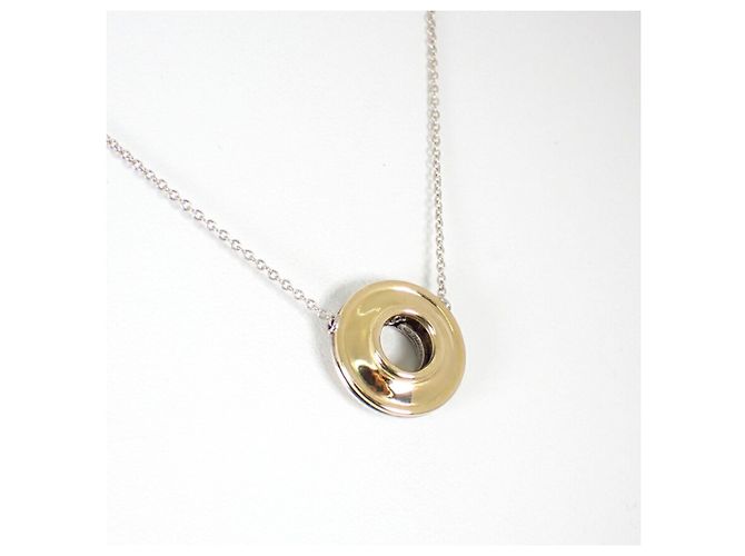 Tiffany & Co. 925 750 Magic Circle Anhänger Halskette Silber - Ansicht 4