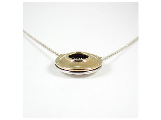 Tiffany & Co. 925 750 Magic Circle Anhänger Halskette Silber - Ansicht 5