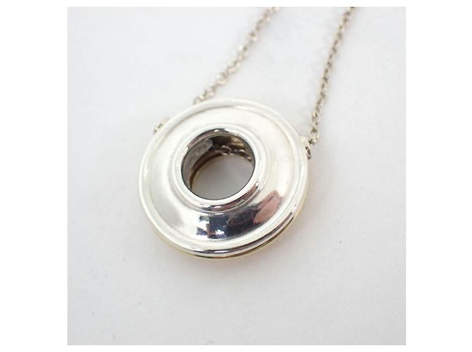 Tiffany & Co. 925 750 Magic Circle Anhänger Halskette Silber - Ansicht 9