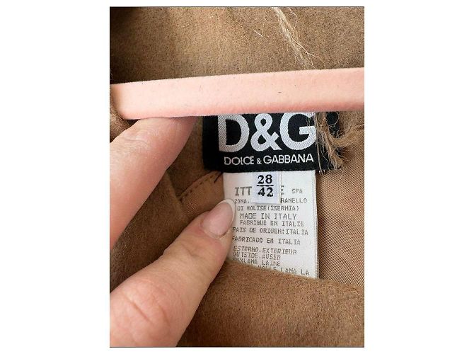 Dolce & Gabbana Kleid aus Kamelwolle und Kaschmir - Ansicht 3