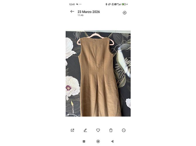 Dolce & Gabbana Kleid aus Kamelwolle und Kaschmir - Ansicht 6