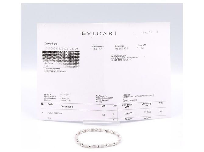 Bracciale in diamante Bvlgari Bulgari Lucia Bianco - vista 7