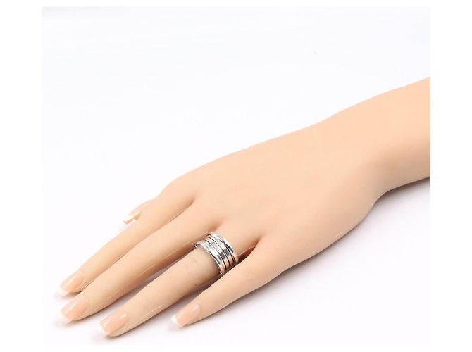 Bulgari Bvlgari B-zero1 4-Band Ring aus 18K Weißgold Silber - Ansicht 8