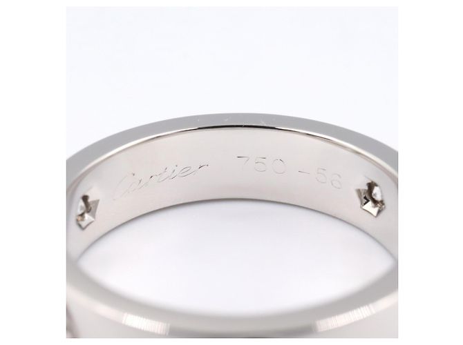 Anello Cartier Love 3PD in oro bianco 18K Argento - vista 4