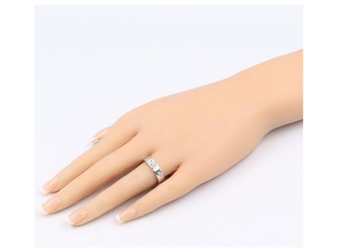 Anello Cartier Love 3PD in oro bianco 18K Argento - vista 7