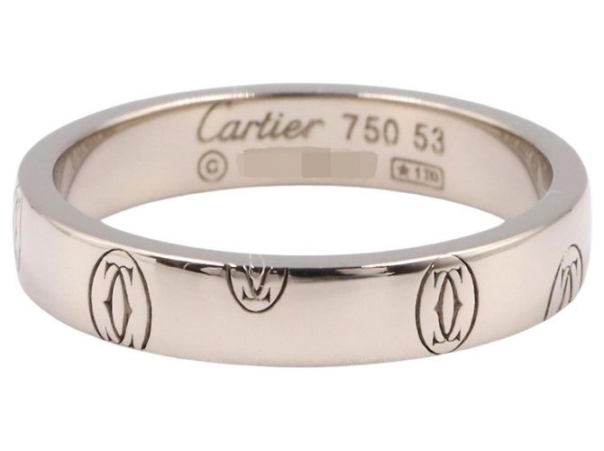 Anello Buon Compleanno Cartier in Oro Bianco 18K Argento - vista 3