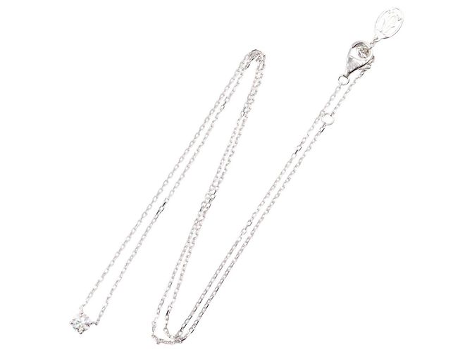 Collana Solitaire Cartier 1895 Argento - vista 2