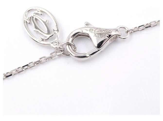 Collana Solitaire Cartier 1895 Argento - vista 3