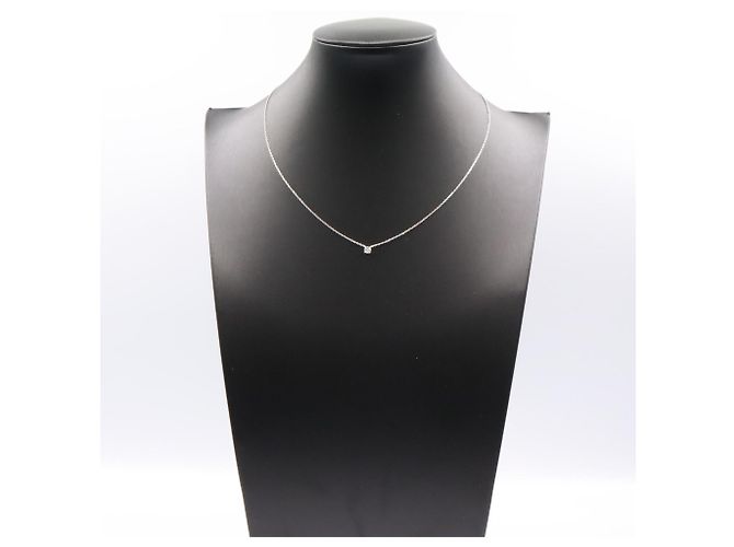 Collana Solitaire Cartier 1895 Argento - vista 6
