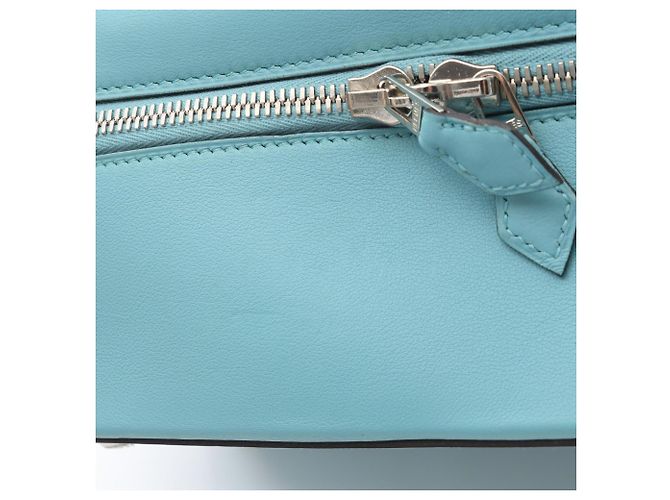 Borsa Bolide Sucré di Hermès Blu - vista 7