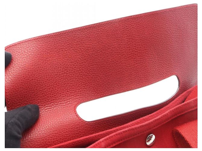 Hermès Borsa a mano Hermes Valparaiso PM Rosso - vista 12