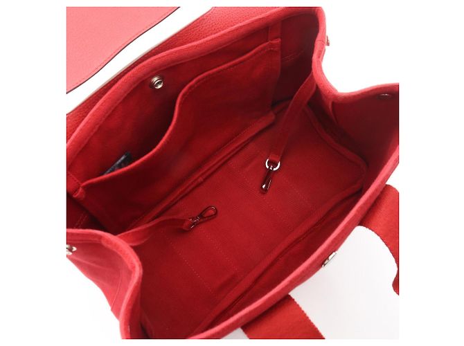 Hermès Borsa a mano Hermes Valparaiso PM Rosso - vista 3