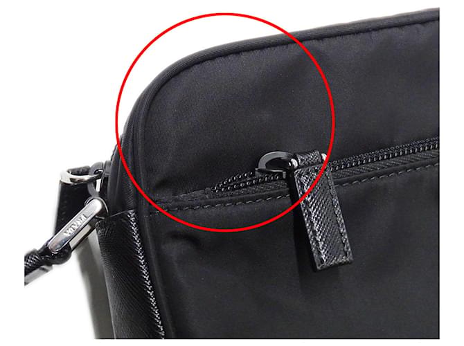 Borsa in nylon nera Prada Nero - vista 10