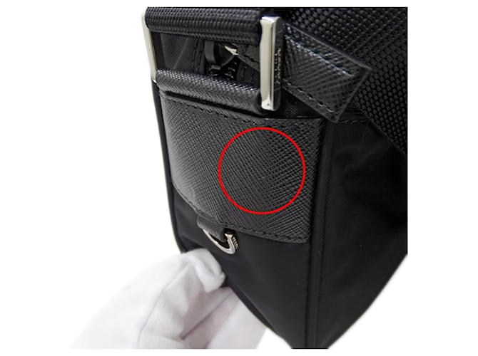 Borsa in nylon nera Prada Nero - vista 9