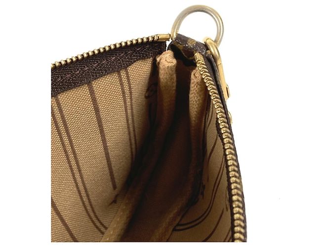 Mini Pochette Accessori Monogramma Louis Vuitton Marrone - vista 13
