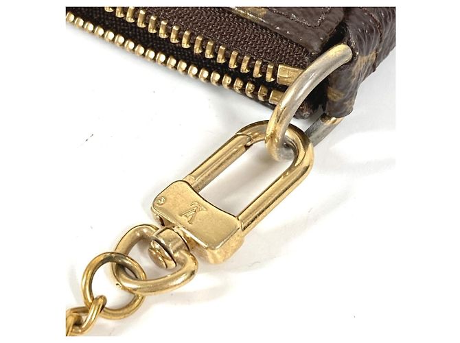 Mini Pochette Accessori Monogramma Louis Vuitton Marrone - vista 14