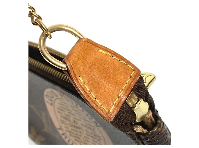 Mini Pochette Accessori Monogramma Louis Vuitton Marrone - vista 15